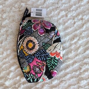 Vera Bradley Kauai Floral Medium Travel Zippered Cosmetic Bag NWT